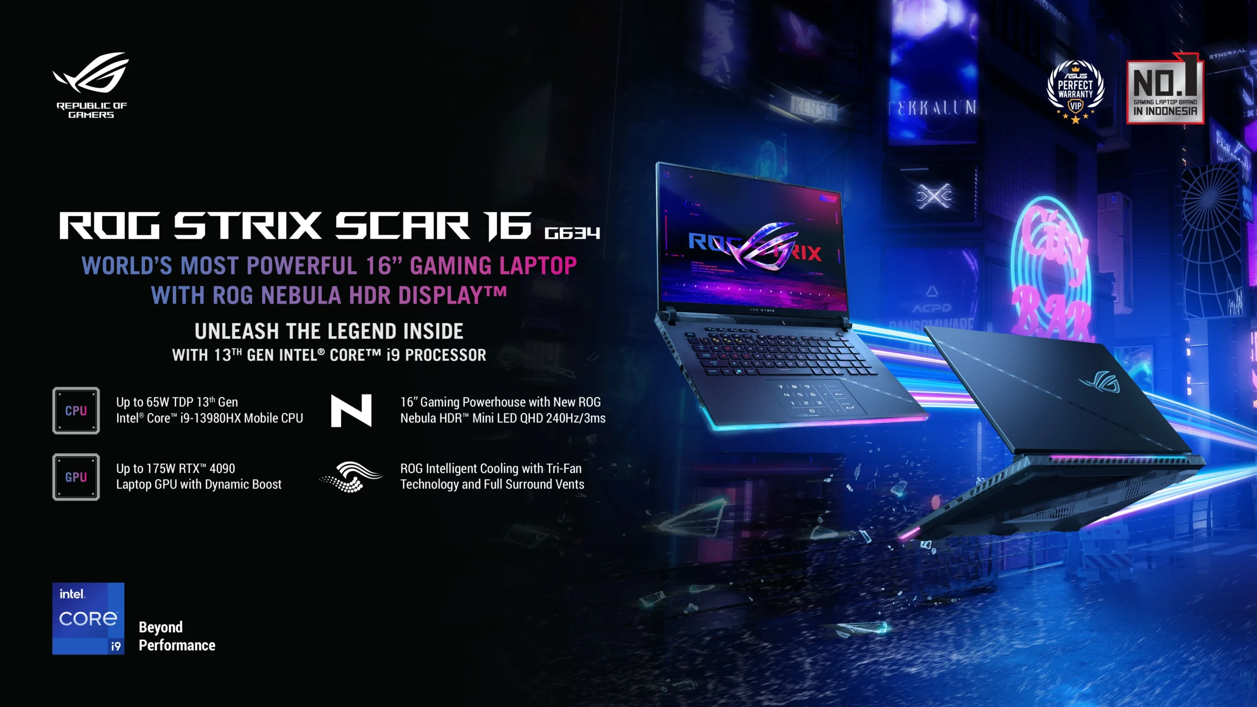 ASUS ROG Strix Scar 16 (2024) menjadi salah satu laptop gaming terbaik di 2024 ini